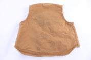 Carhartt Logo Patch Tan Full Zip Vest