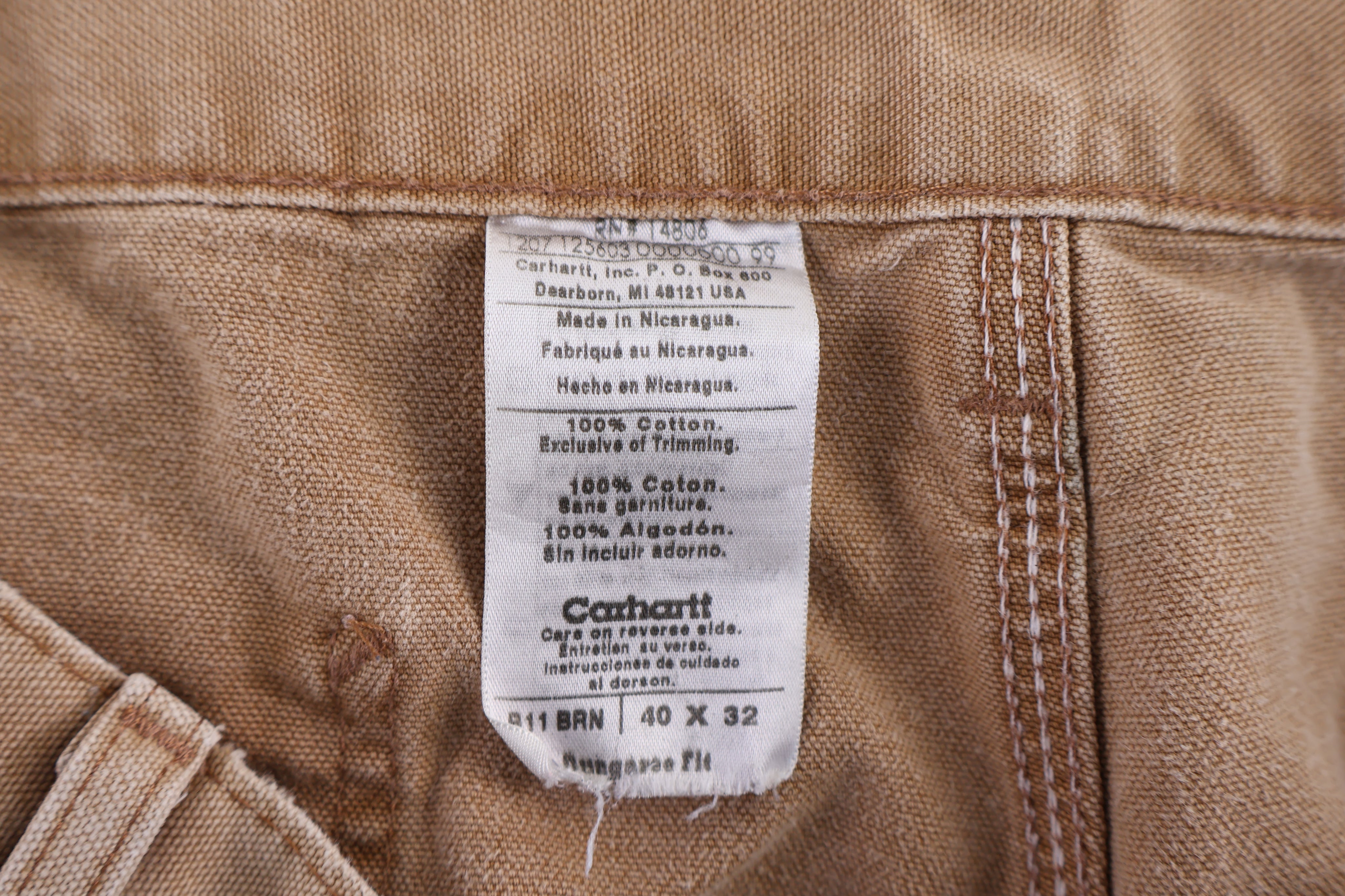 Carhartt Logo Patch Tan Pants