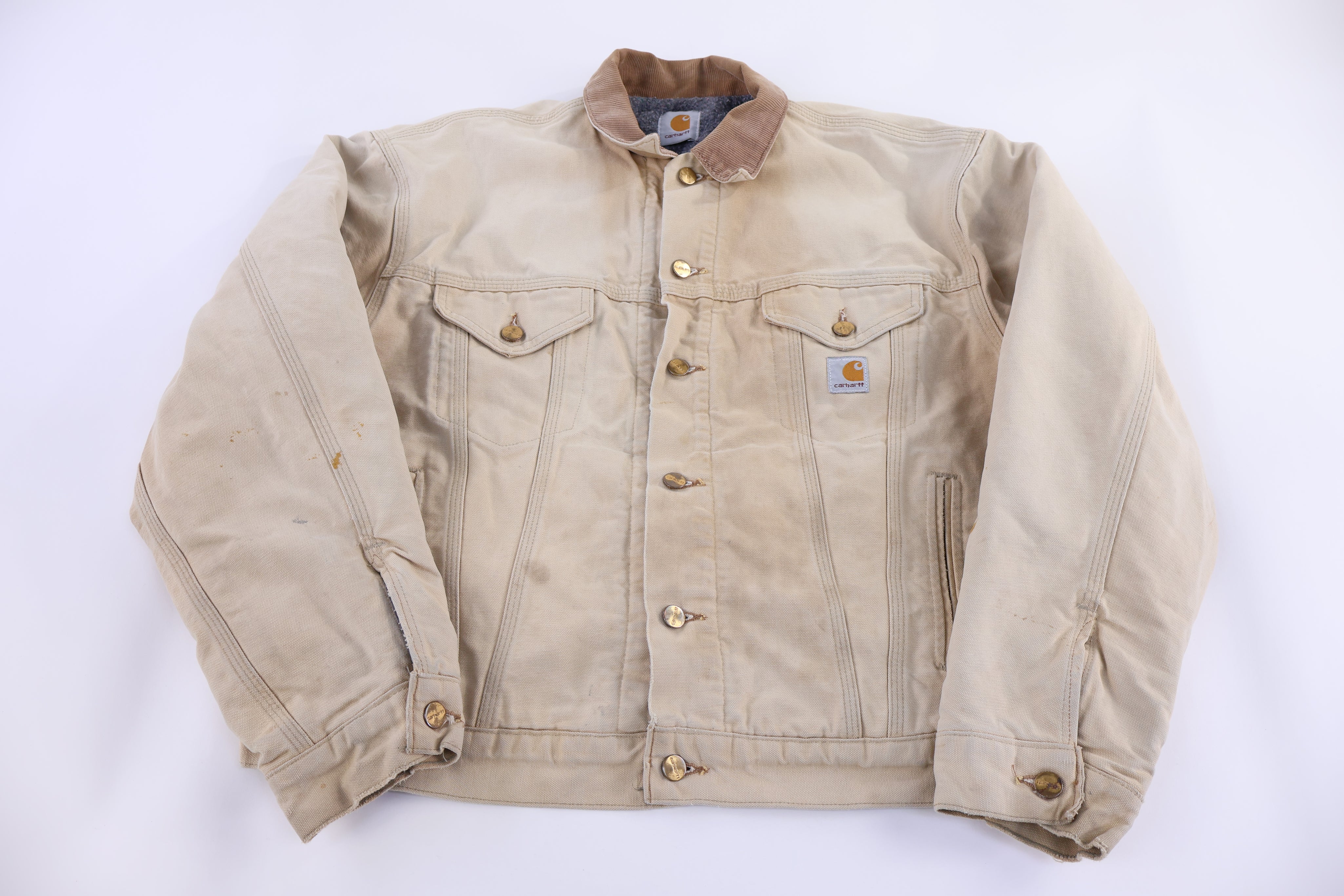 Carhartt Logo Patch Tan Jacket
