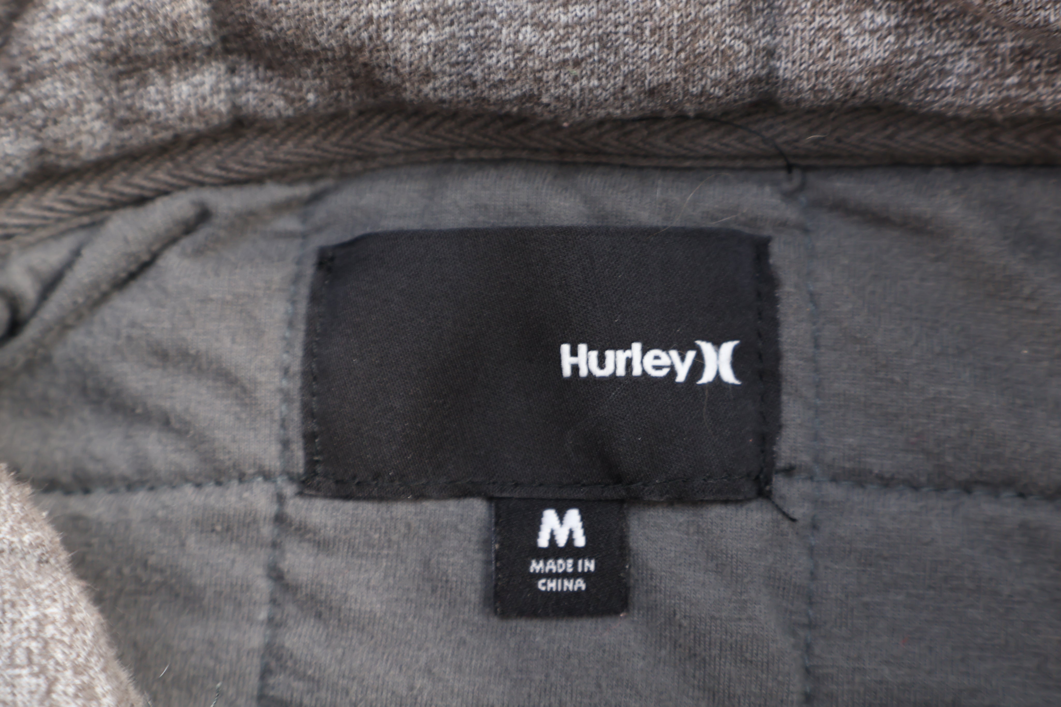 Hurley Grey Full Zip Hooded Jacket