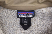 Patagonia Logo Patch Tan Quarter Zip Pullover