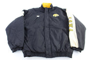 90's Reebok Iowa Hawkeyes Full Zip Puffer Jacket