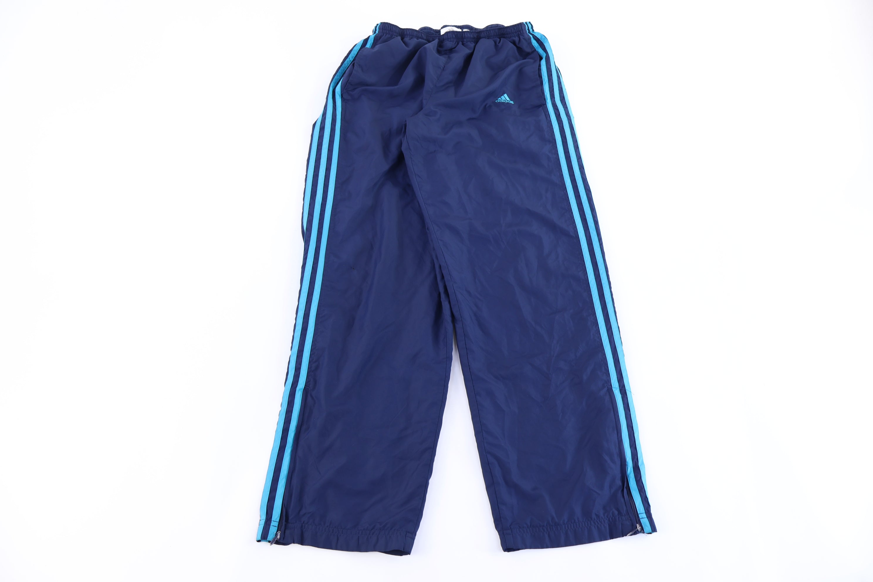 Vintage Adidas Embroidered Logo Blue Track Pants