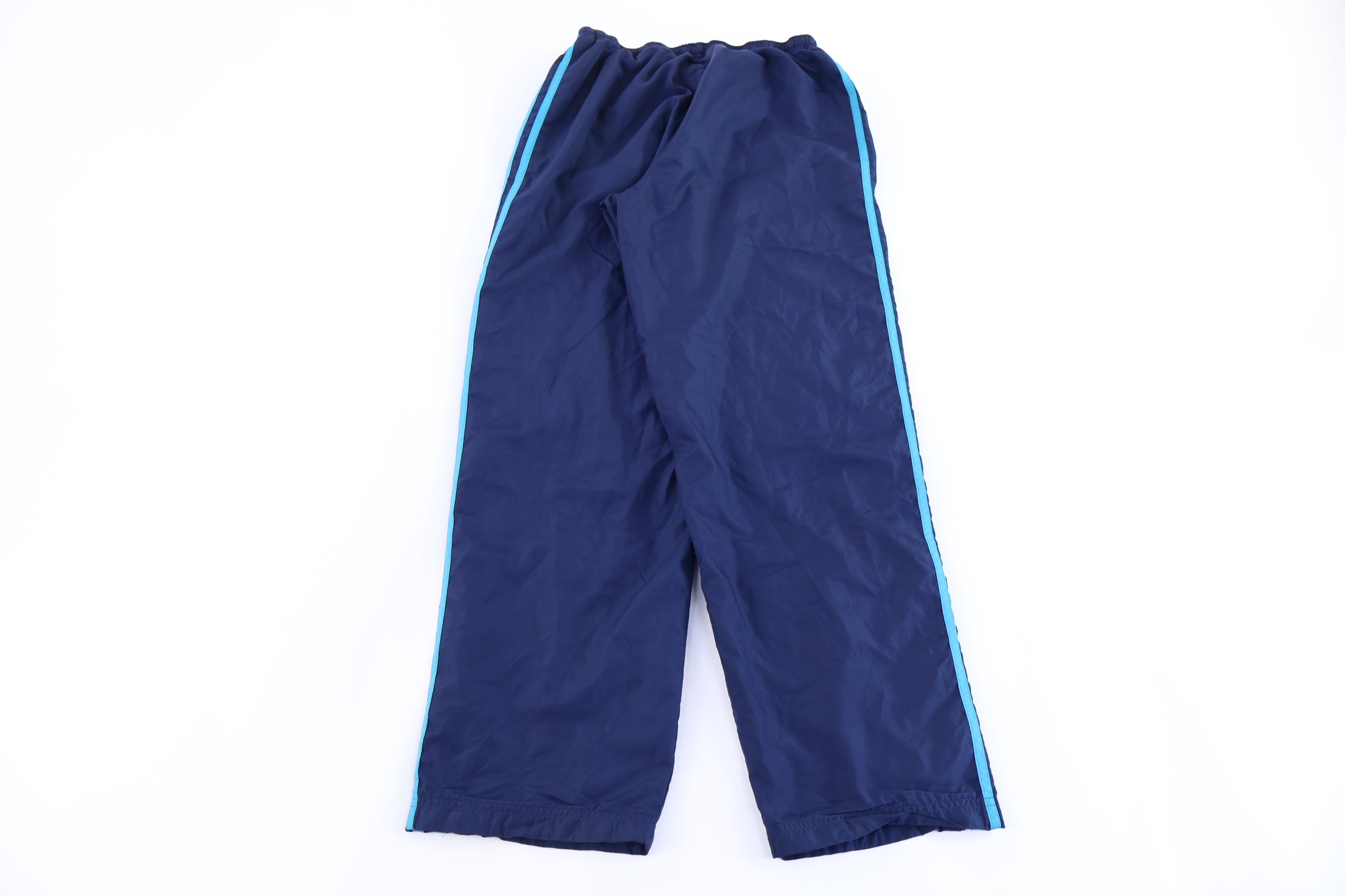 Vintage Adidas Embroidered Logo Blue Track Pants
