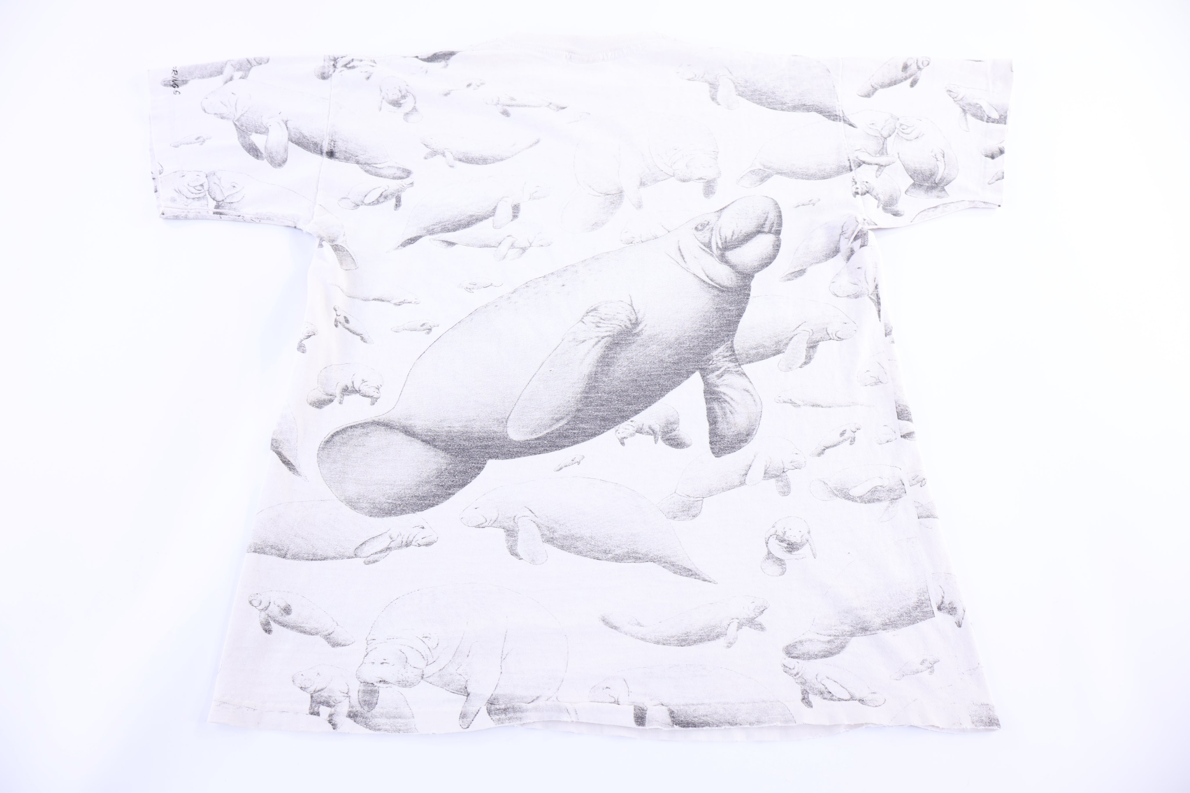 90's Walrus All Over Graphic T-shirt