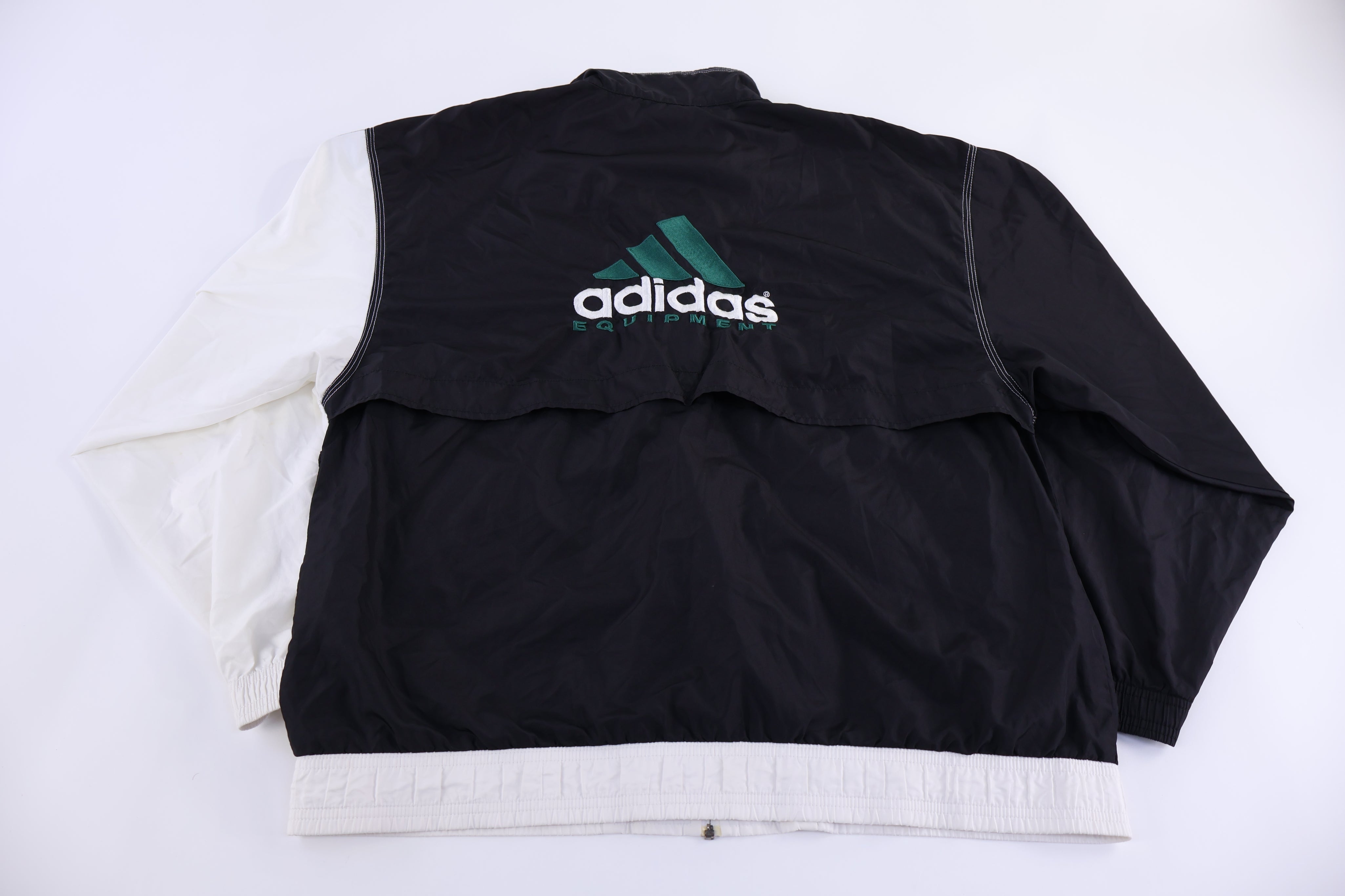 90's Adidas Embroidered Logo Full Zip Jacket