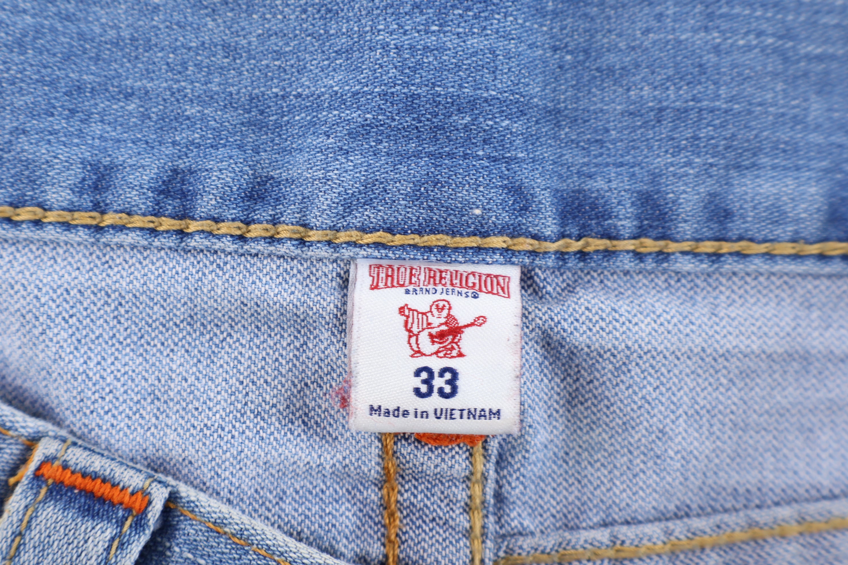 True Religion Light Wash Denim Jeans