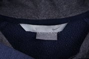 Vintage Nike Embroidered Logo Blue Pullover Hoodie