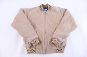 90's Miller Outerwear Tan Full Zip Jacket