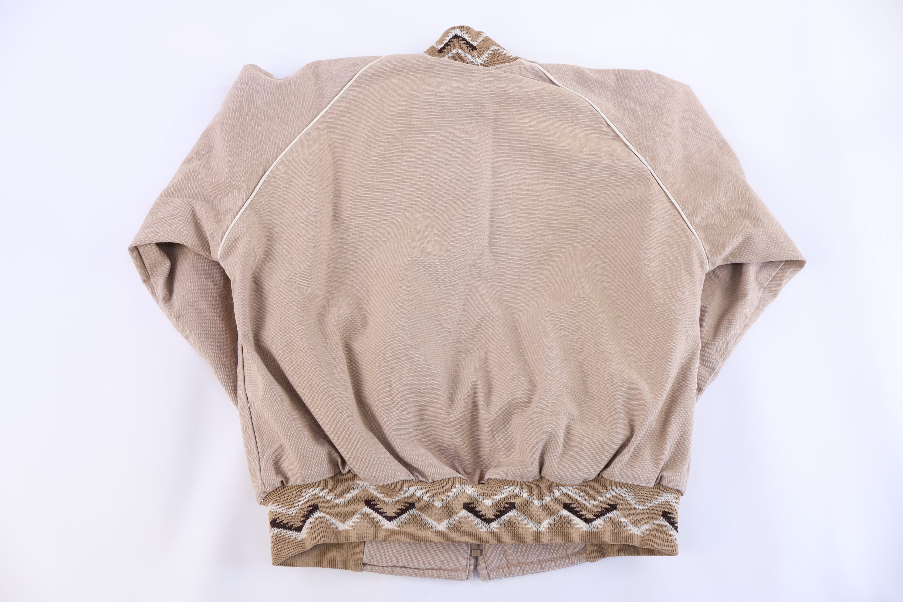 90's Miller Outerwear Tan Full Zip Jacket
