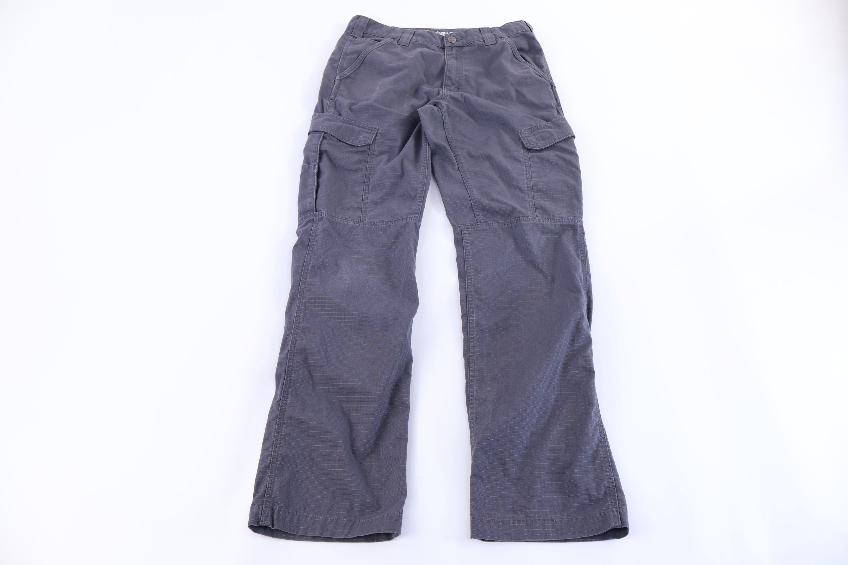 Carhartt Logo Patch Grey Relaxed Fit Pants
