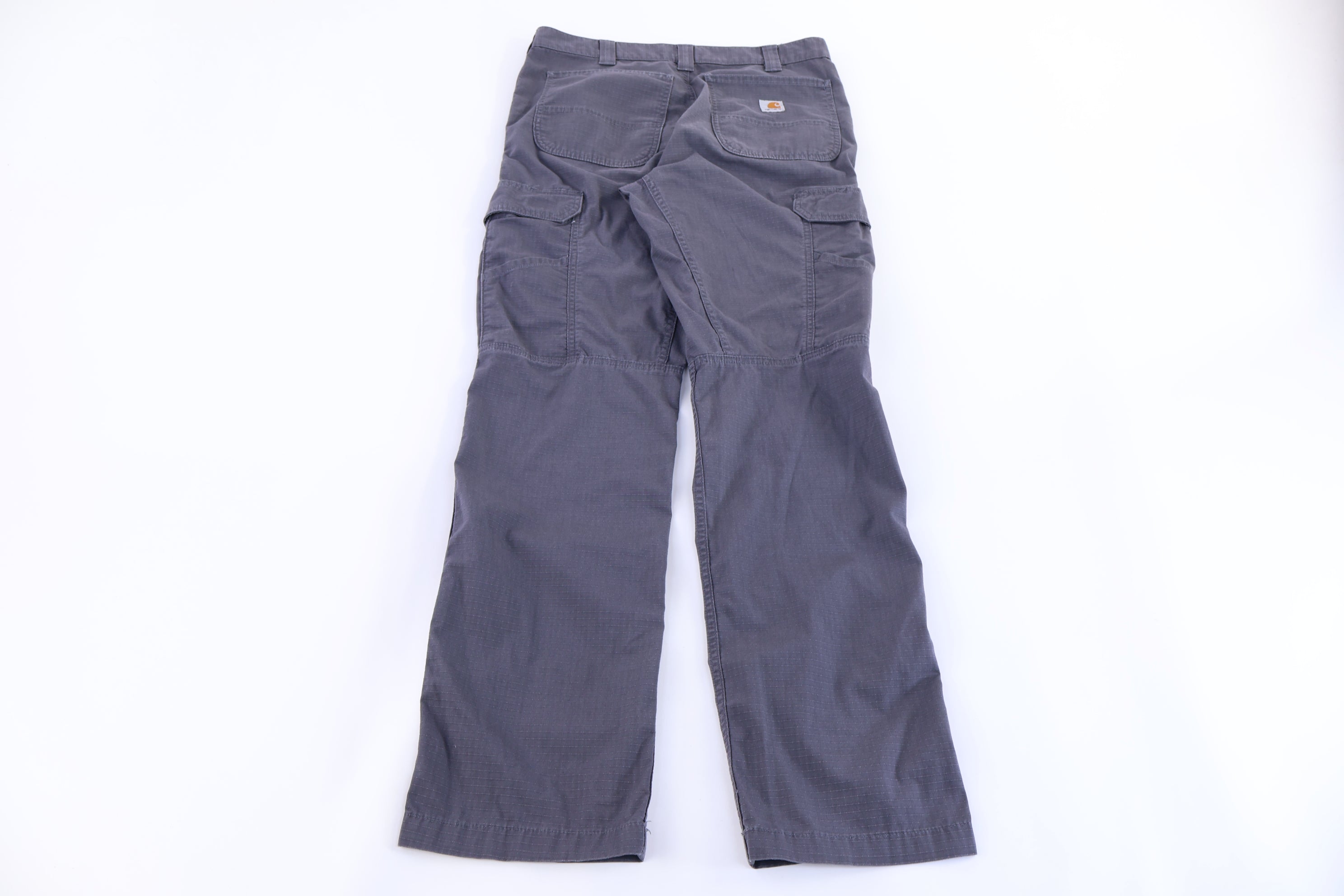 Carhartt Logo Patch Grey Relaxed Fit Pants