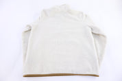 The North Face Embroidered Logo Tan Pullover Sweater