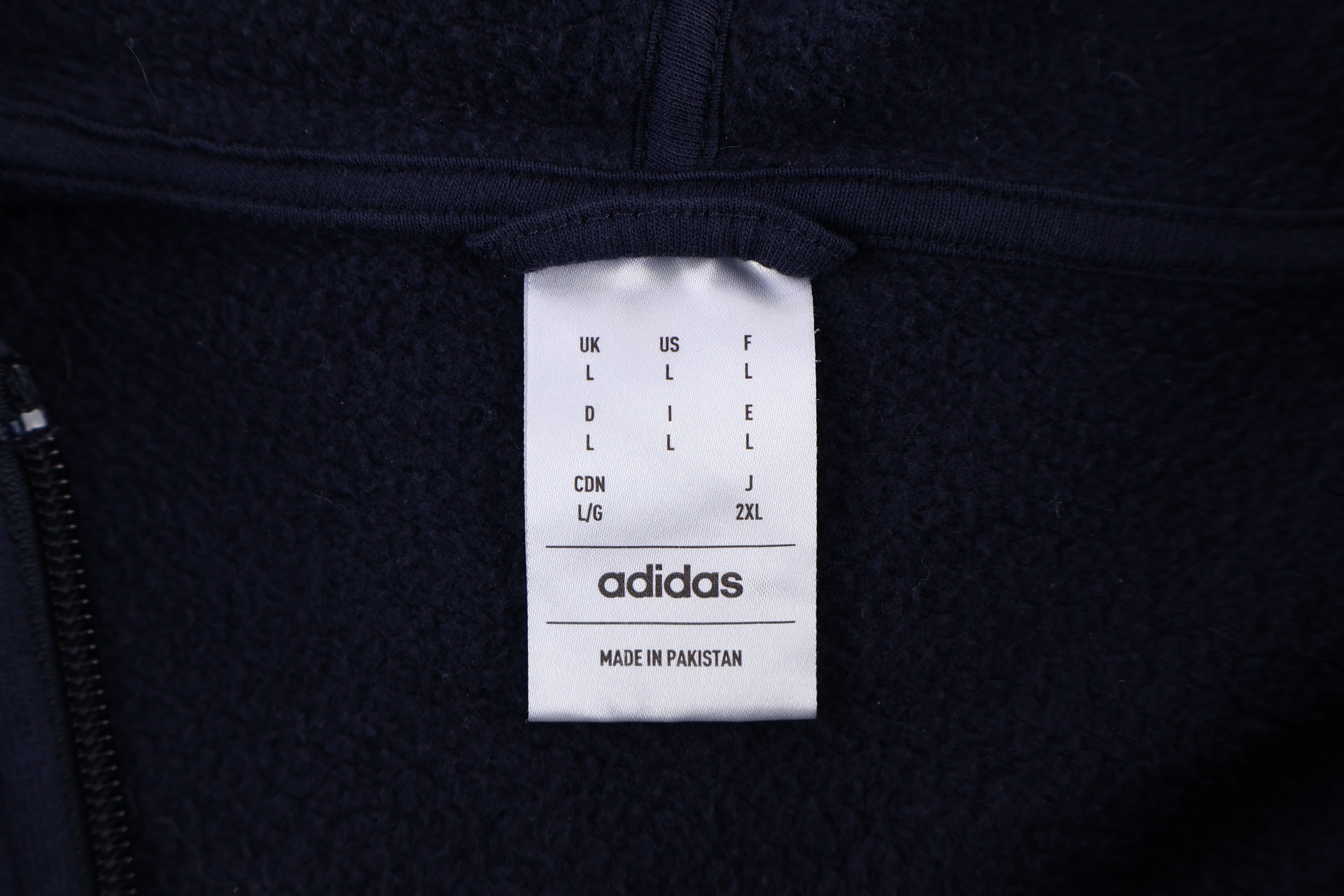 Adidas Manchester United Blue Full Zip Hoodie