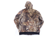 Youth Carhartt Logo Patch Camo Full Zip Jacket