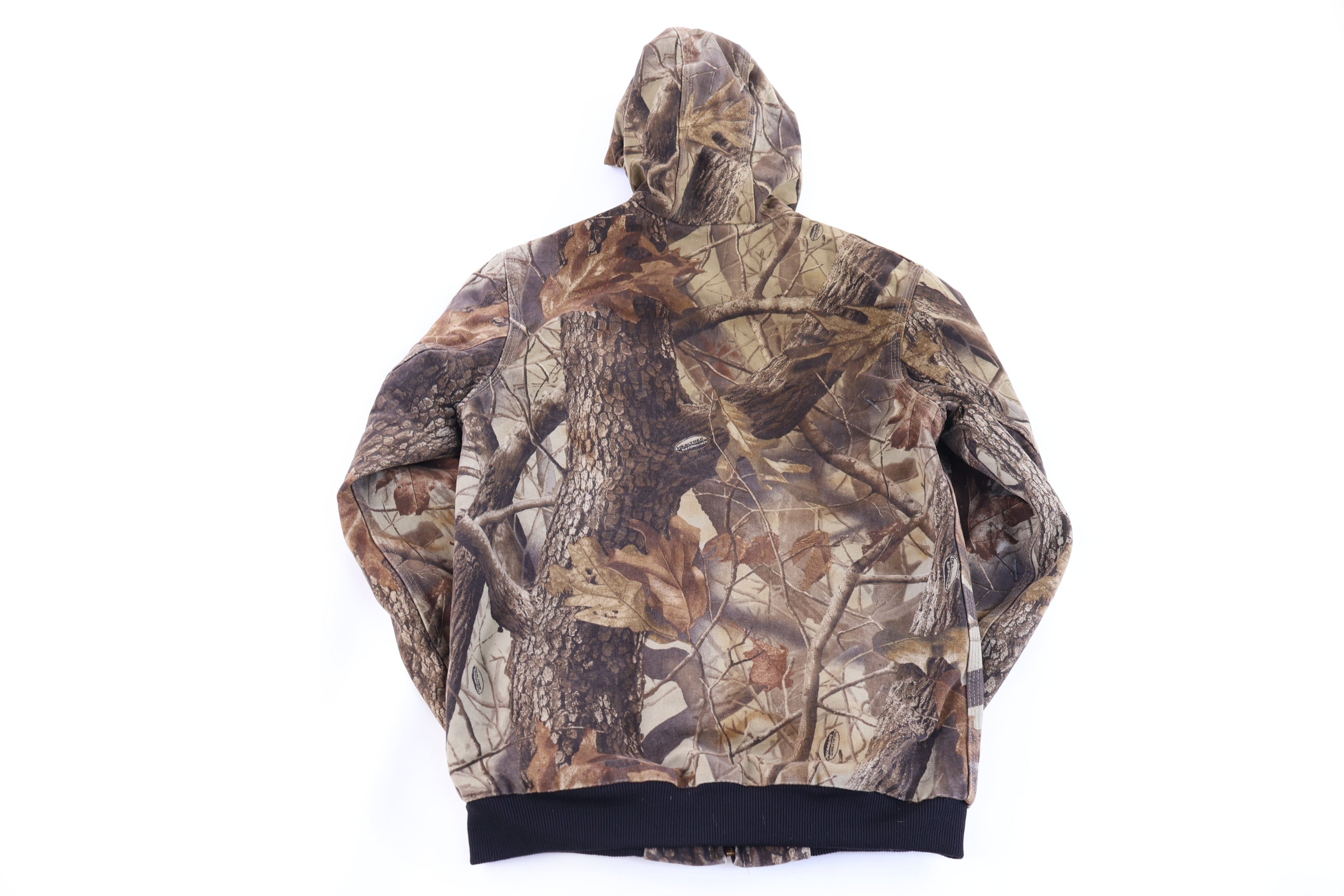 Youth Carhartt Logo Patch Camo Full Zip Jacket