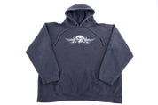 Vintage Skull Graphic Pullover Hoodie