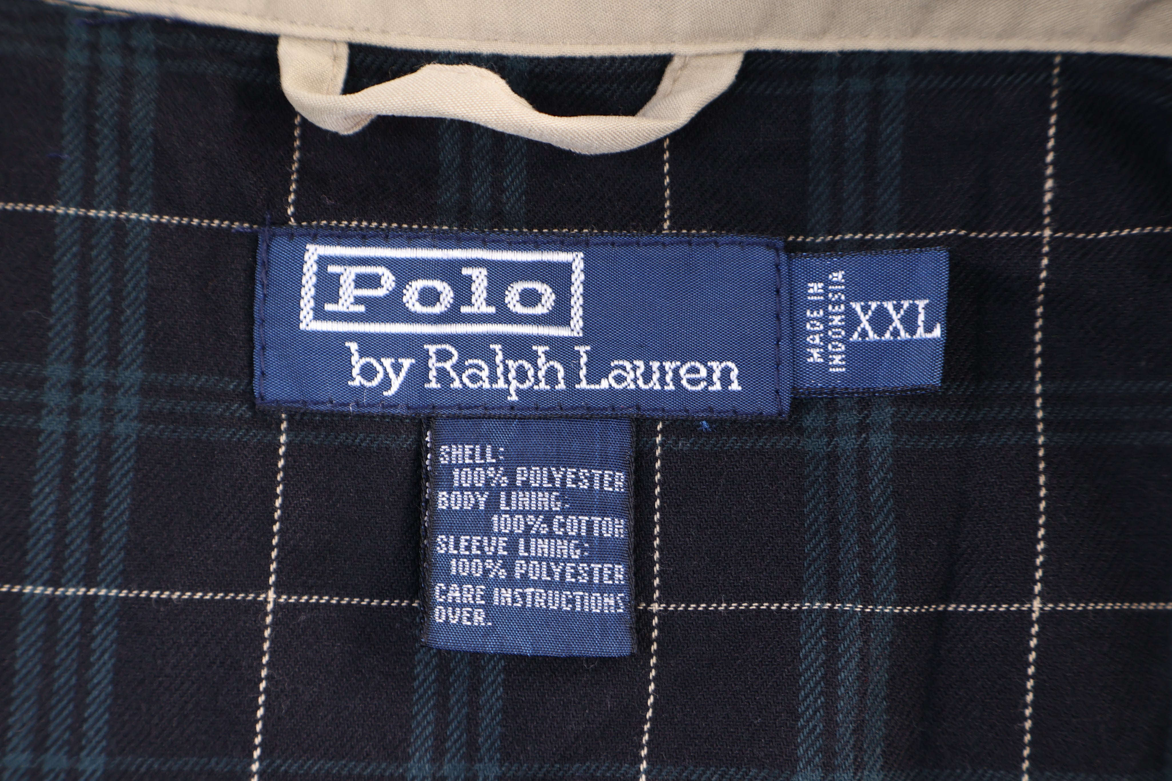 Polo by Ralph Lauren Embroidered Logo Tan Full Zip Jacket