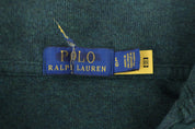 Polo Ralph Lauren Embroidered Logo Green Quarter Zip Sweater