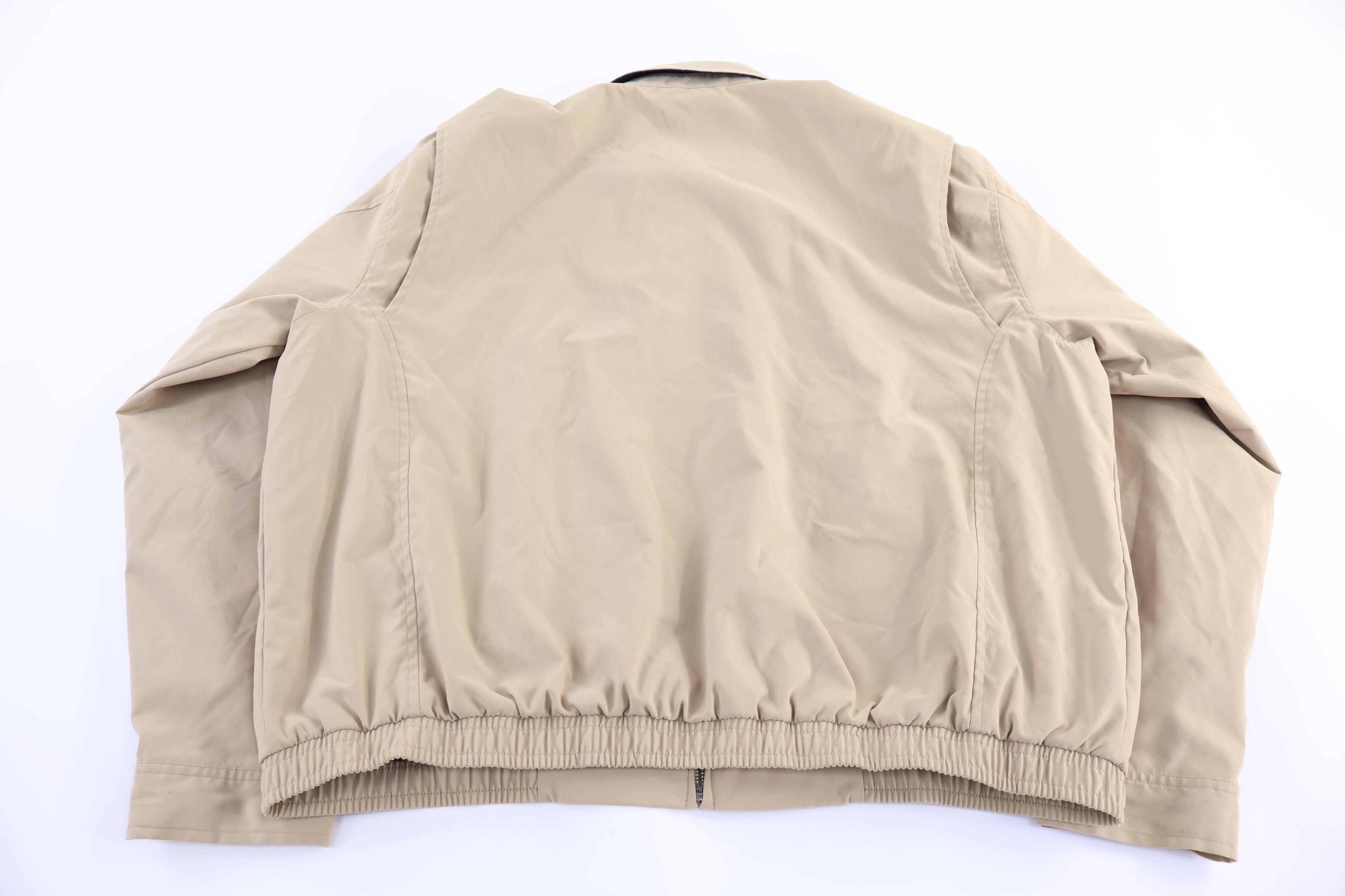 Polo by Ralph Lauren Embroidered Logo Tan Full Zip Jacket