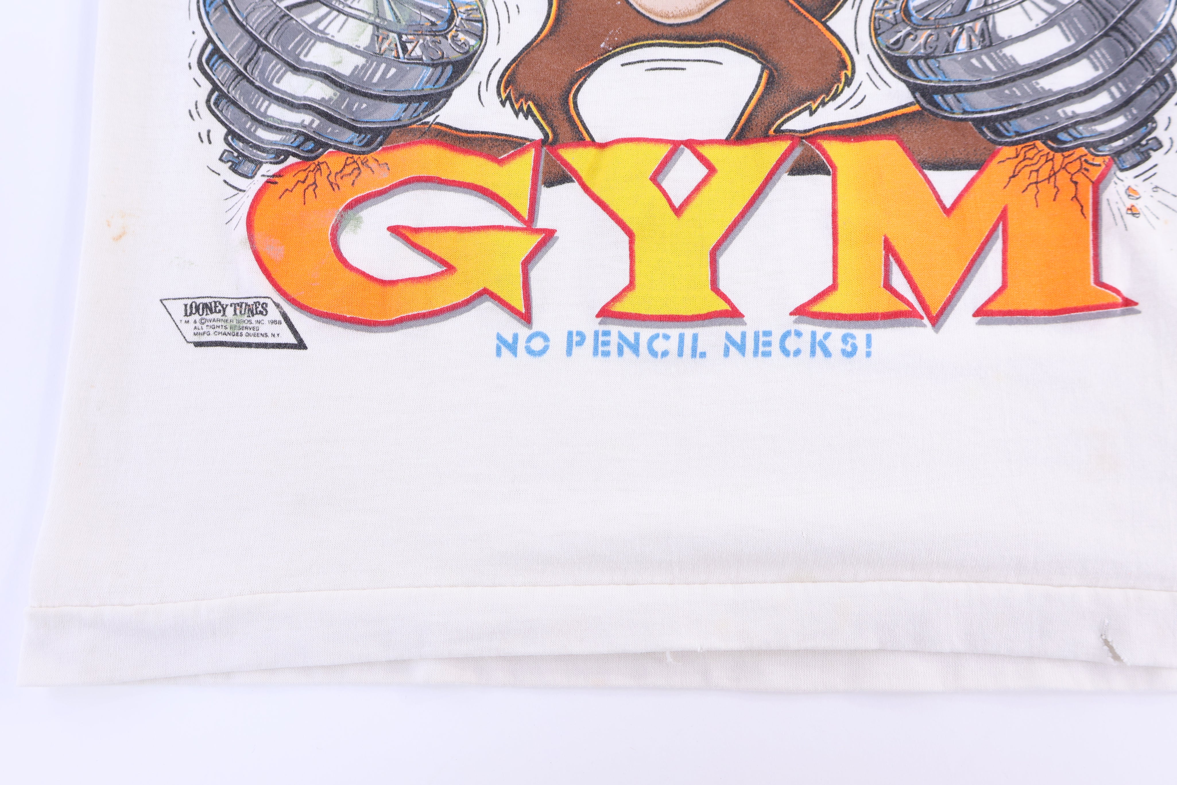 1988 Looney Tunes Taz's Gym T-shirt
