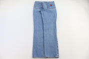 Carhartt Logo Patch Light Wash Denim Jeans