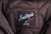 Women's Southpole Brown Full Zip Puffer Jacket