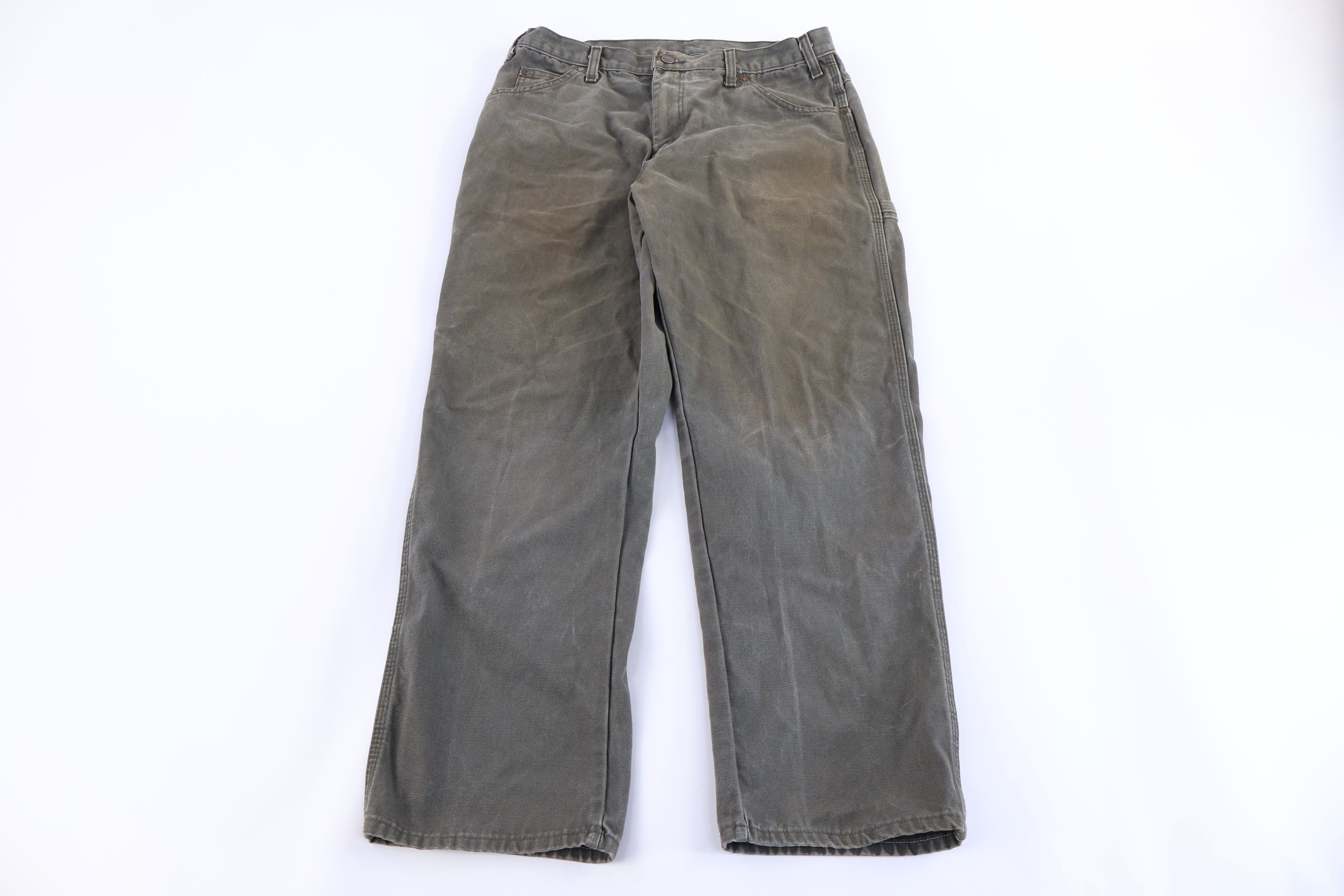 Dickies Logo Patch Green Pants