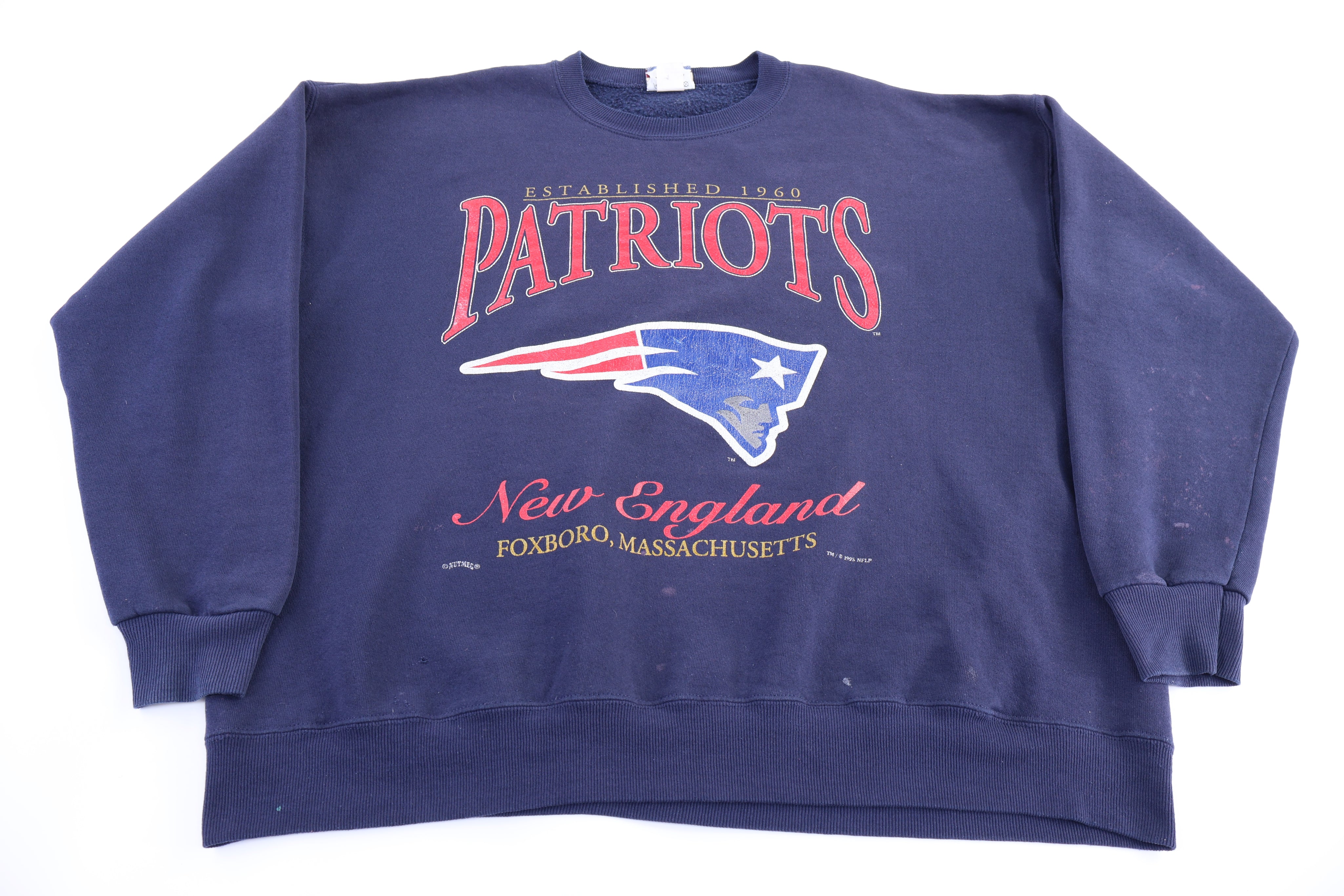90's New England Patriots Football Sweatshirt