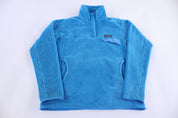 Patagonia Logo Patch Blue Pullover Sweater