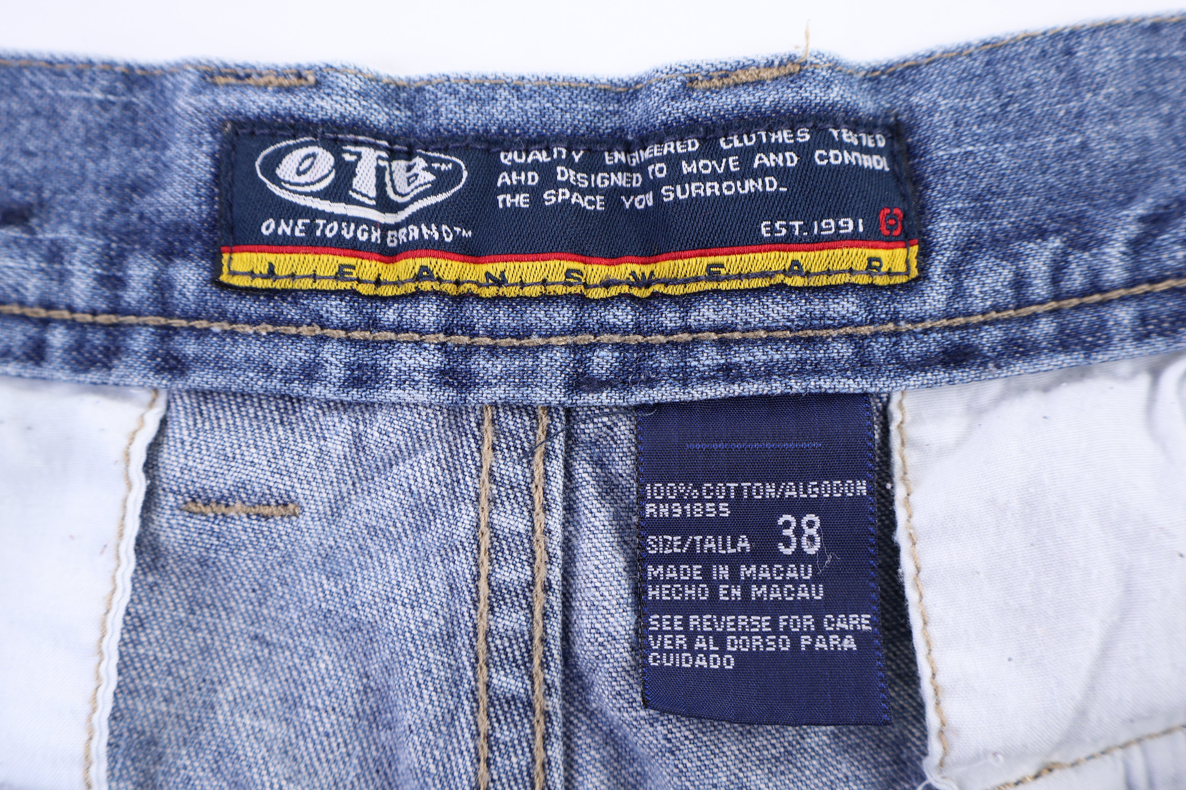 One Tough Brand Medium Wash Shorts