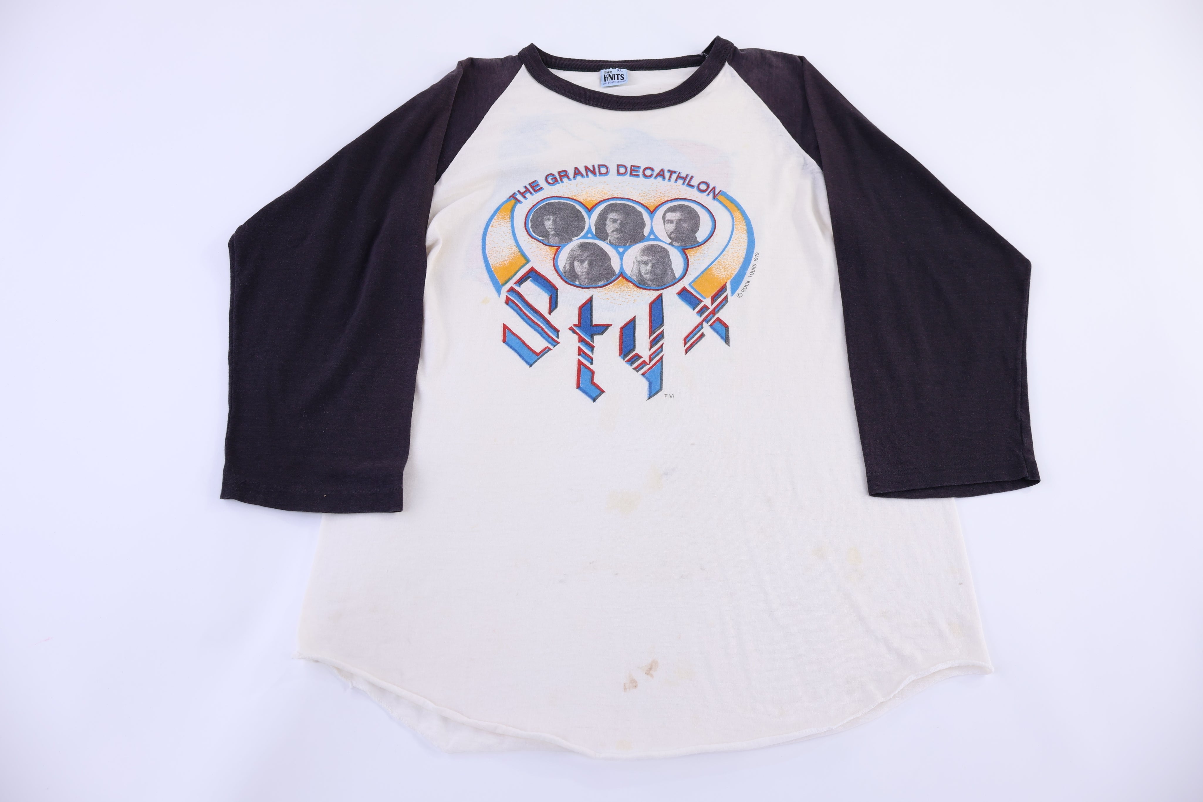 1979 Styx The Grand Decathlon Raglan T-shirt