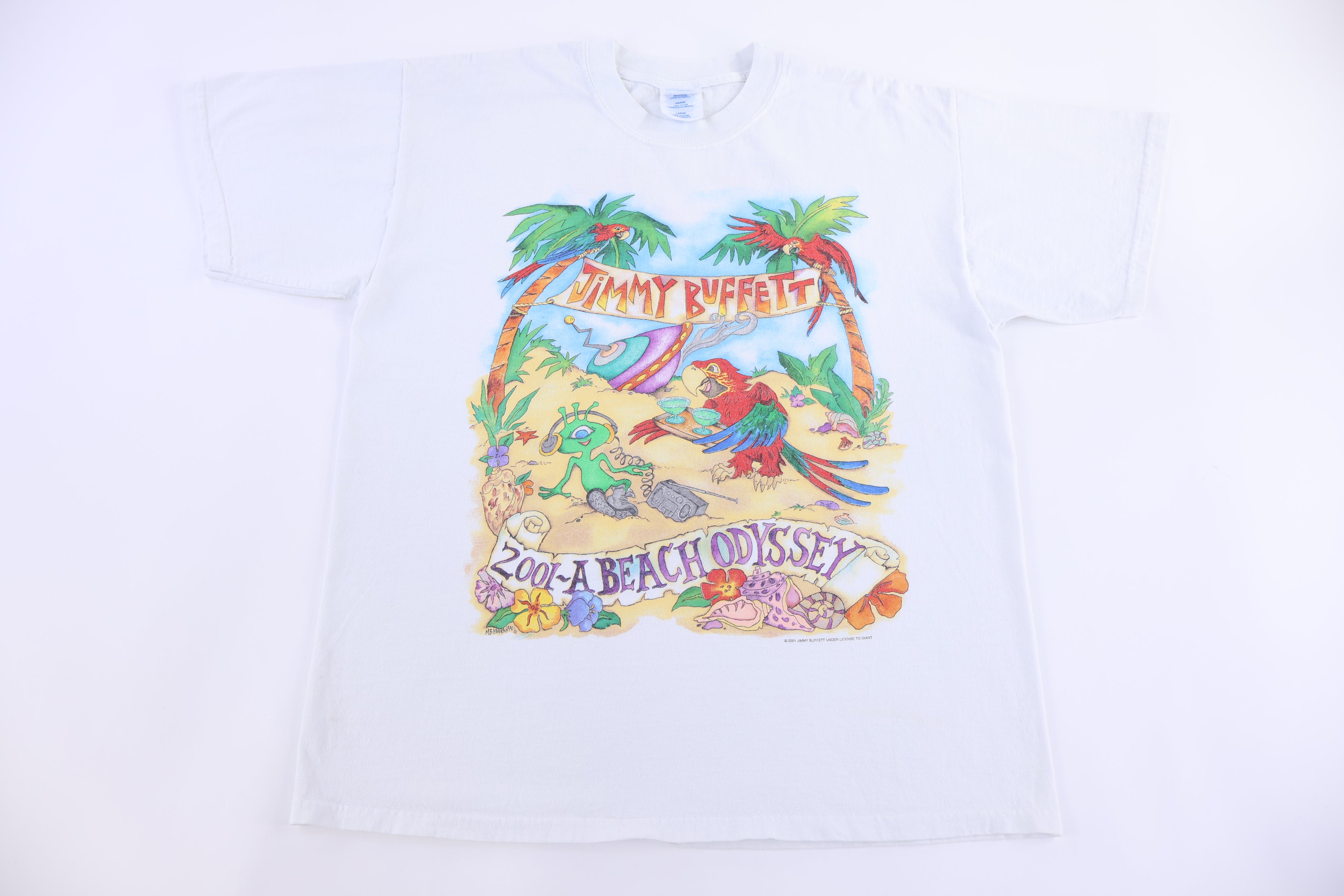 2001 Jimmy Buffet A Beach Odyssey T-shirt