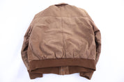 80's G-III Brown Leather Bomber Jacket