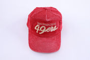 90's San Francisco 49ers Football Corduroy Snapback Hat