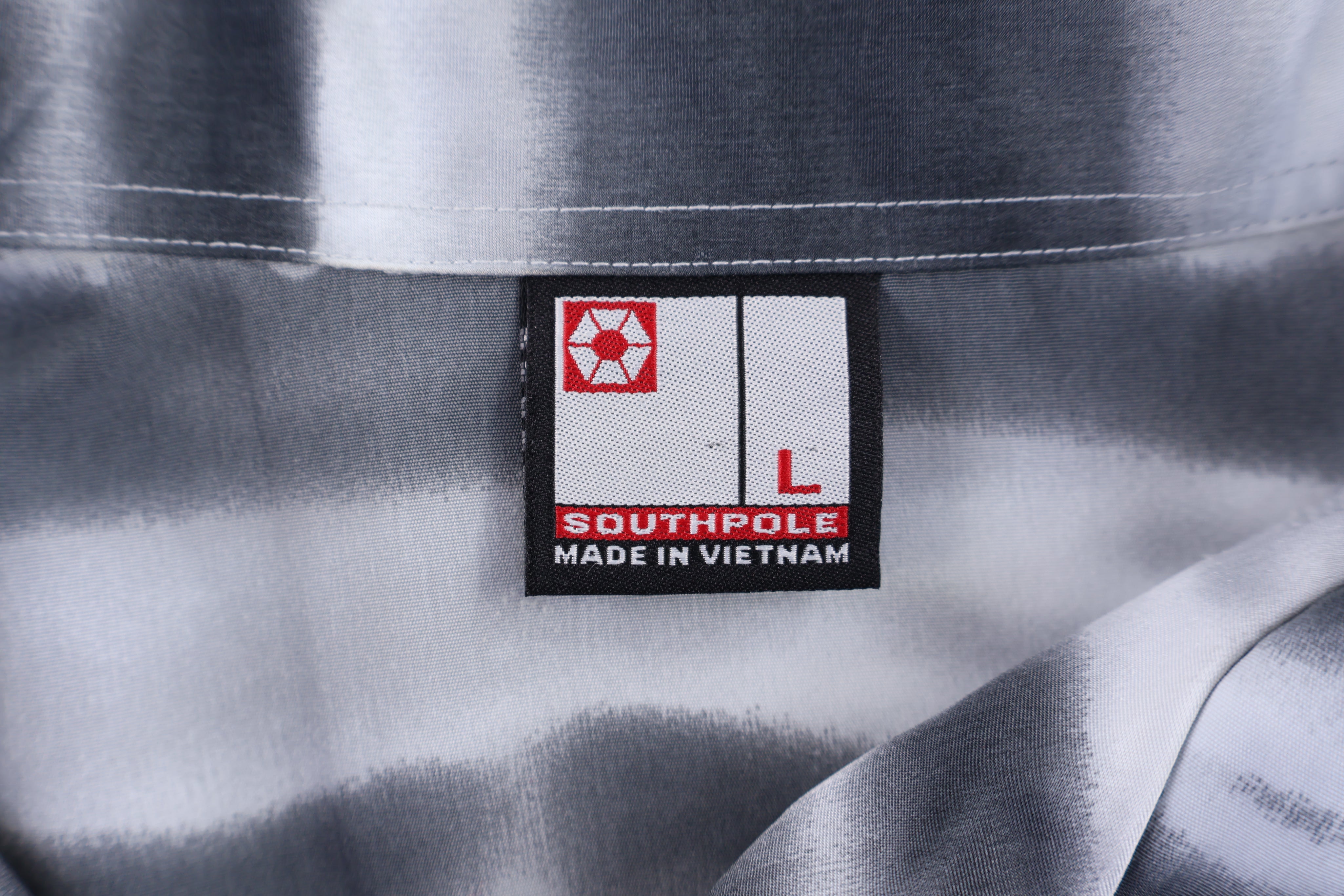 Y2K Southpole Waves Graphic Button Down
