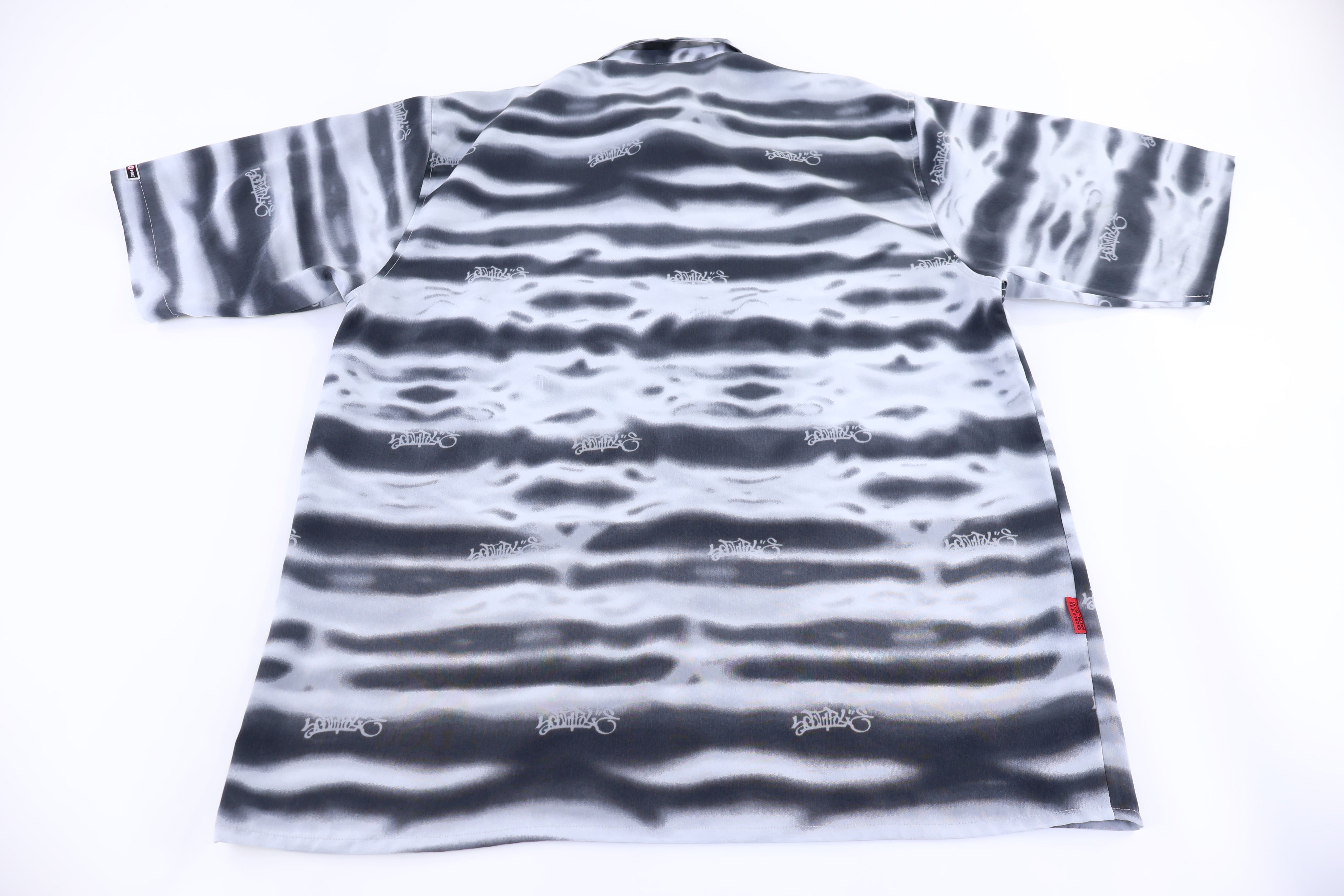 Y2K Southpole Waves Graphic Button Down