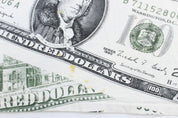 90's 100 Dollar Bill All Over Graphic T-shirt