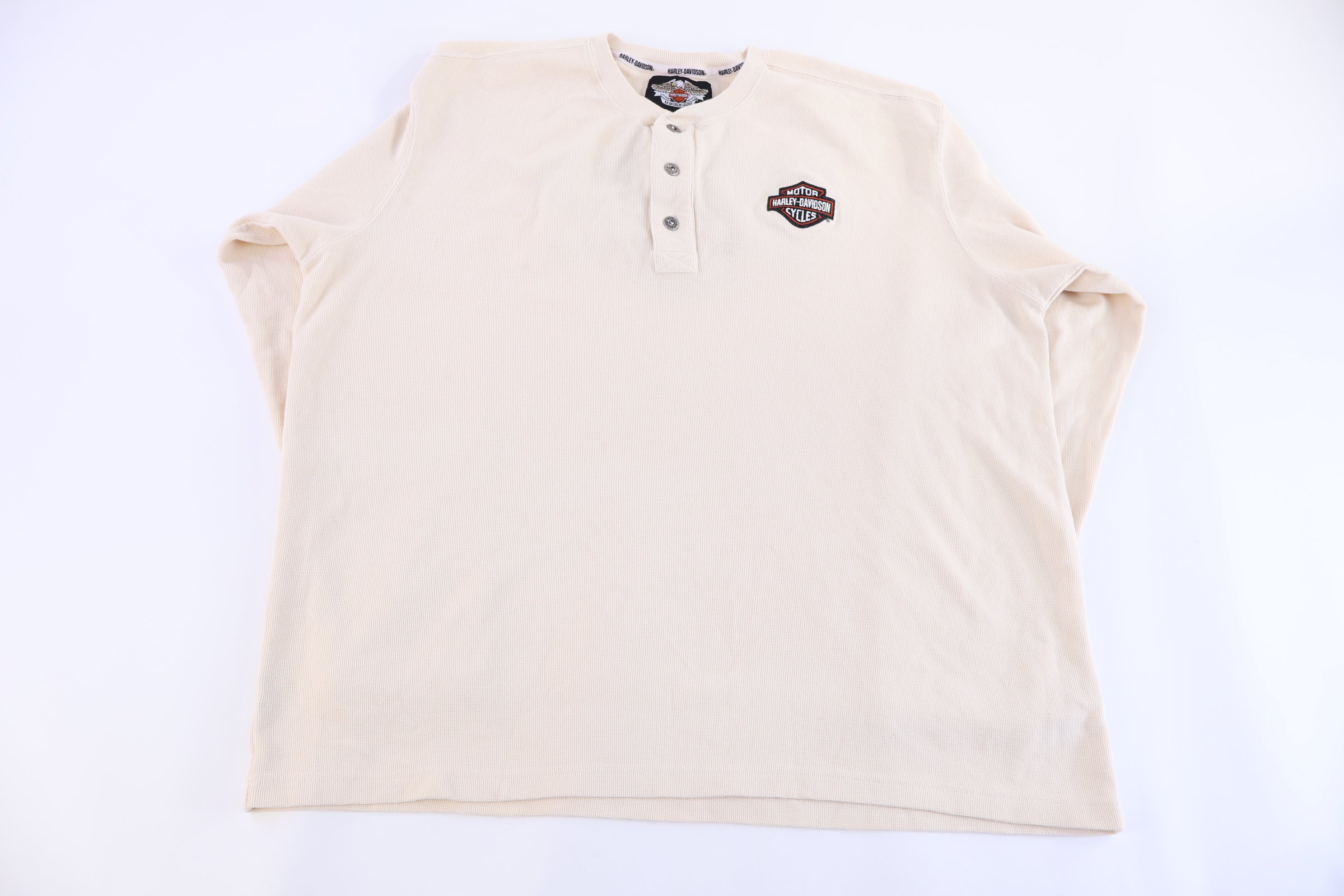 Harley Davidson Motorcycles Henley LS T-shirt