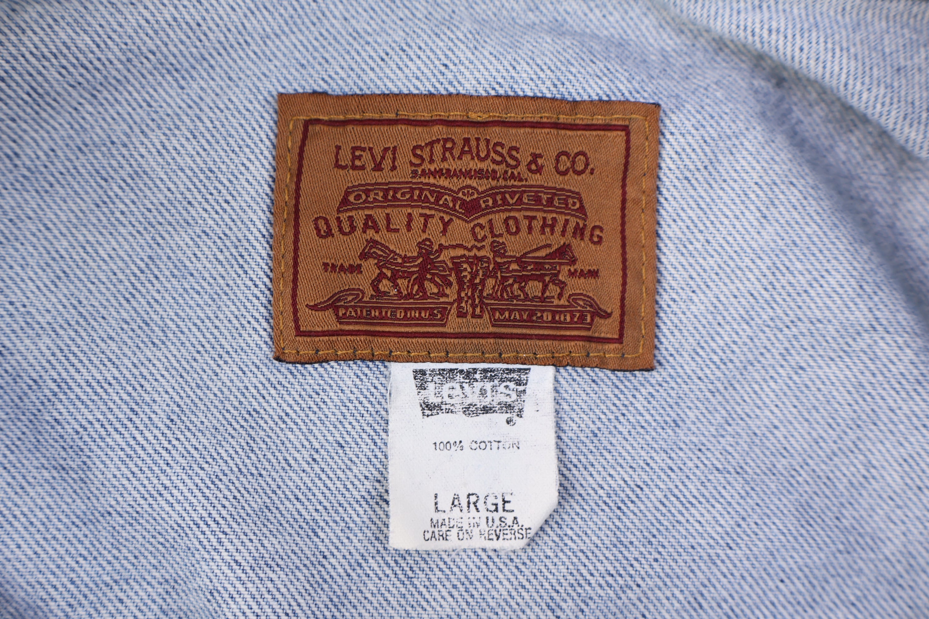 90's Levi's Light Wash Denim Jacket