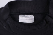 90's Adidas Embroidered Logo Black Sweatshirt