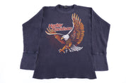 80's Harley Davidson Motorcycles Thermal LS T-shirt