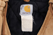 Carhartt Logo Patch Tan Full Zip Jacket