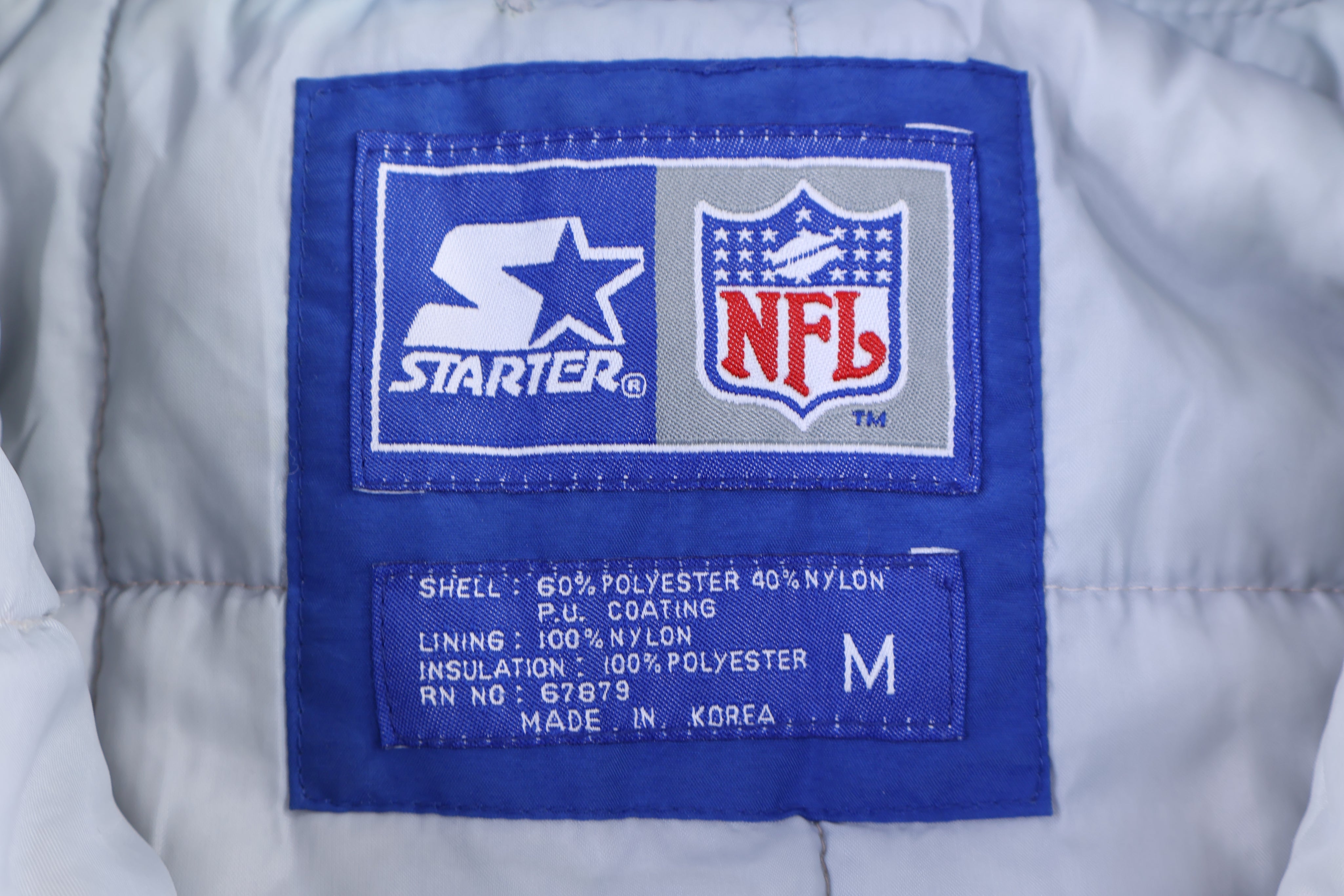 Vintage Starter Dallas Cowboys Football Full Zip Jacket