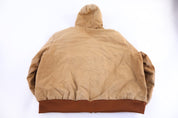 Carhartt Logo Patch Tan Full Zip Jacket