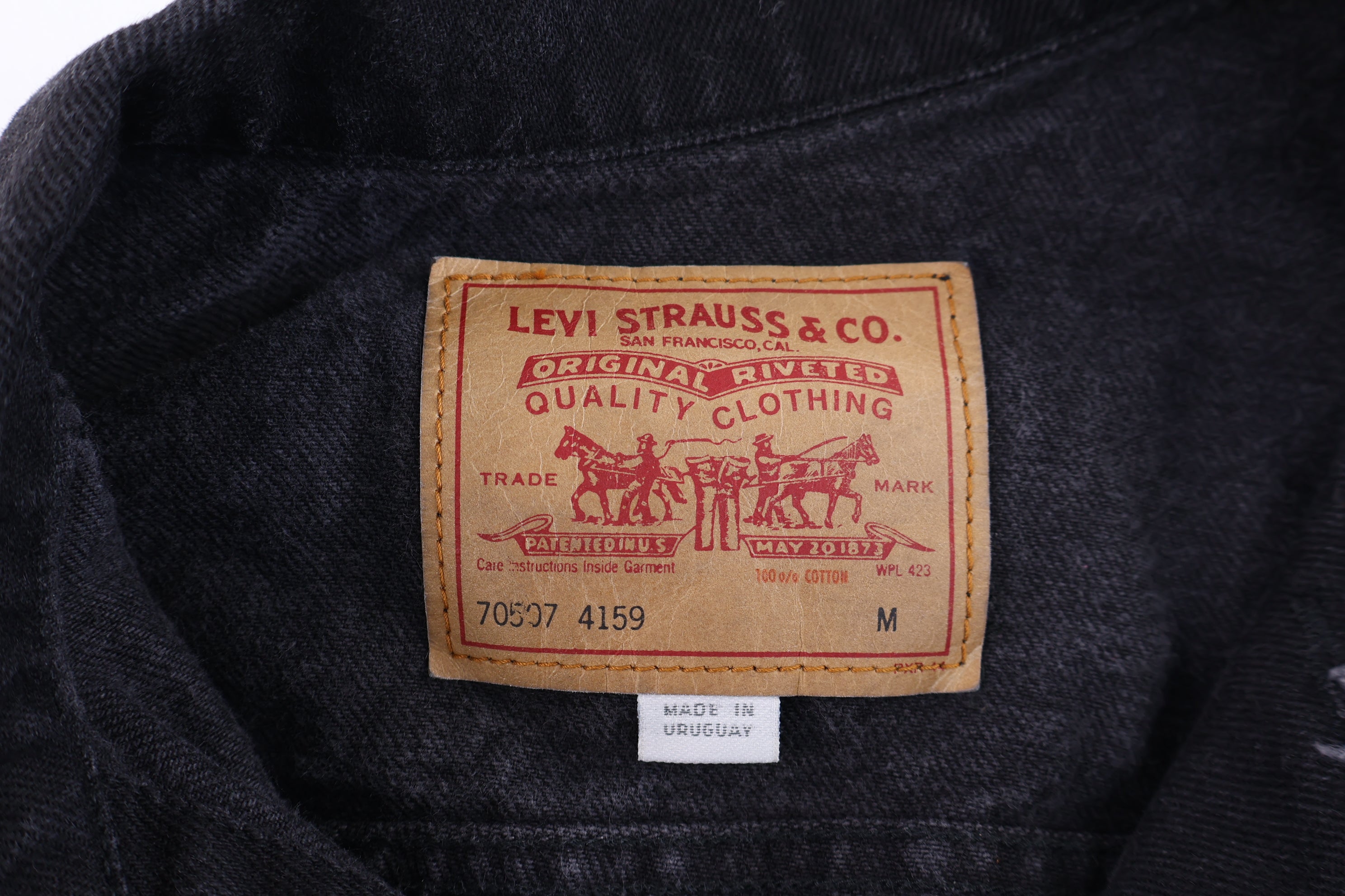 Levi's Black Denim Trucker Jacket