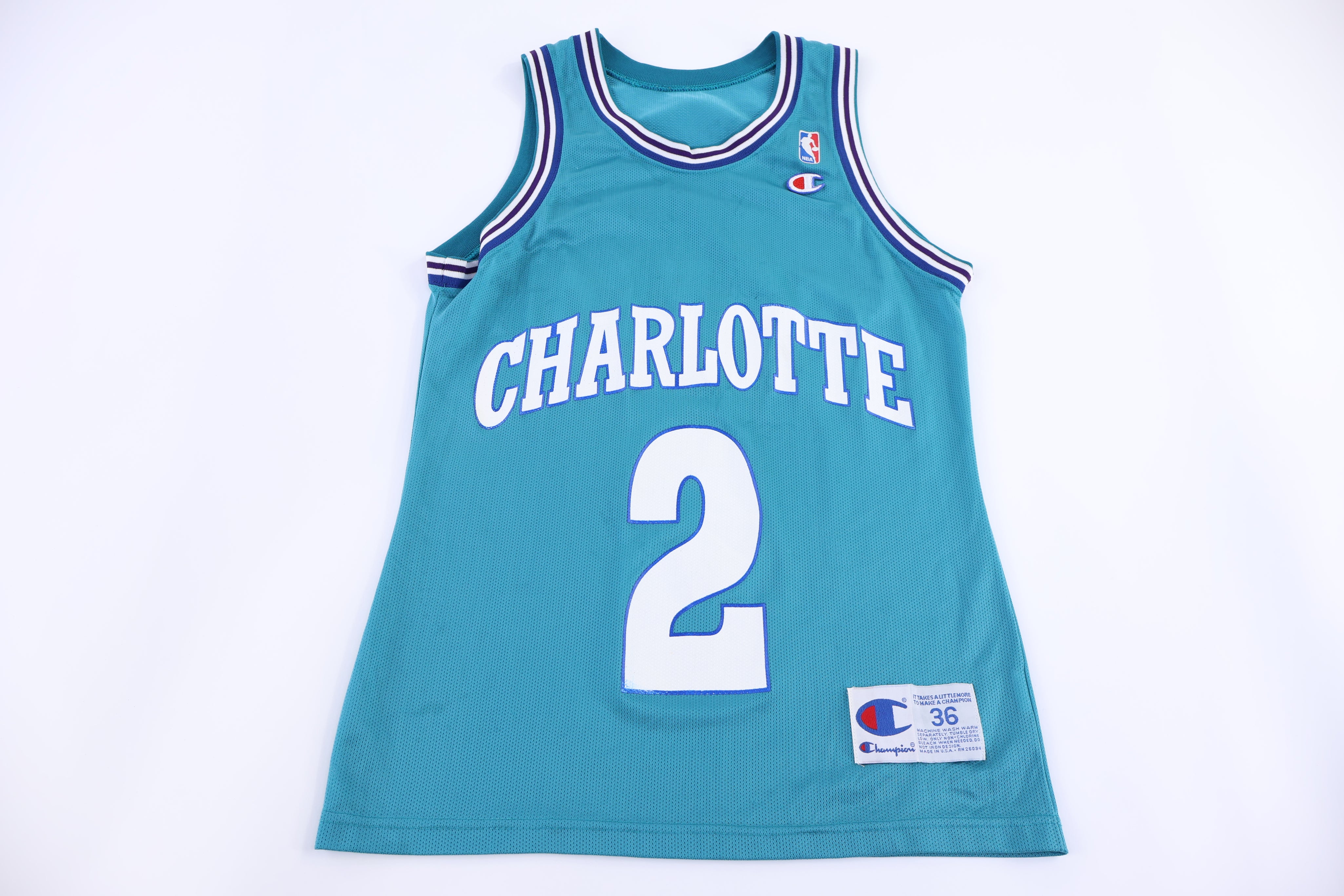 Charlotte Hornets Larry Johnson Basketball Jersey