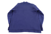 50's Navy Blue & Orange Cardigan Sweater