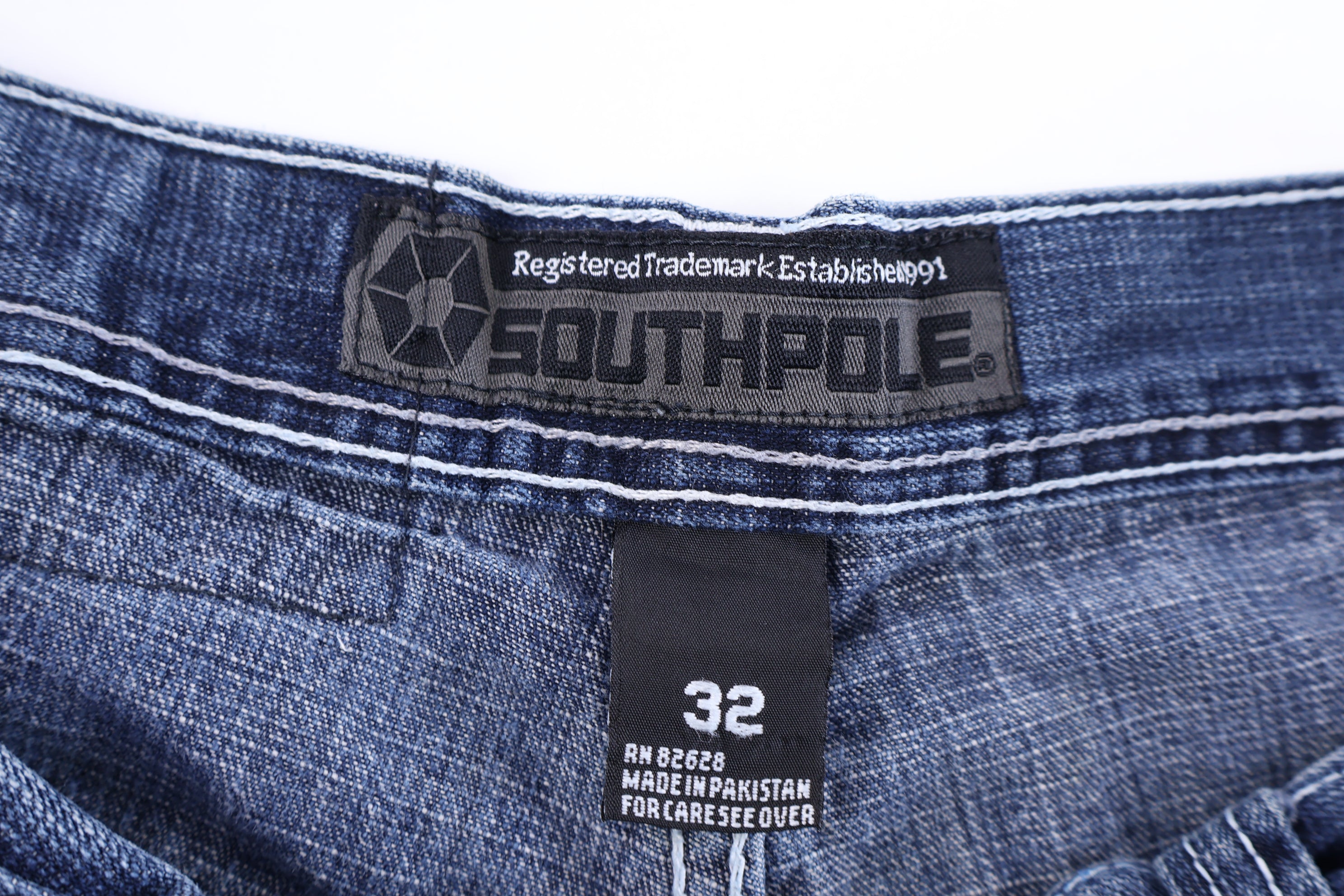 Southpole Dark Wash Denim Shorts