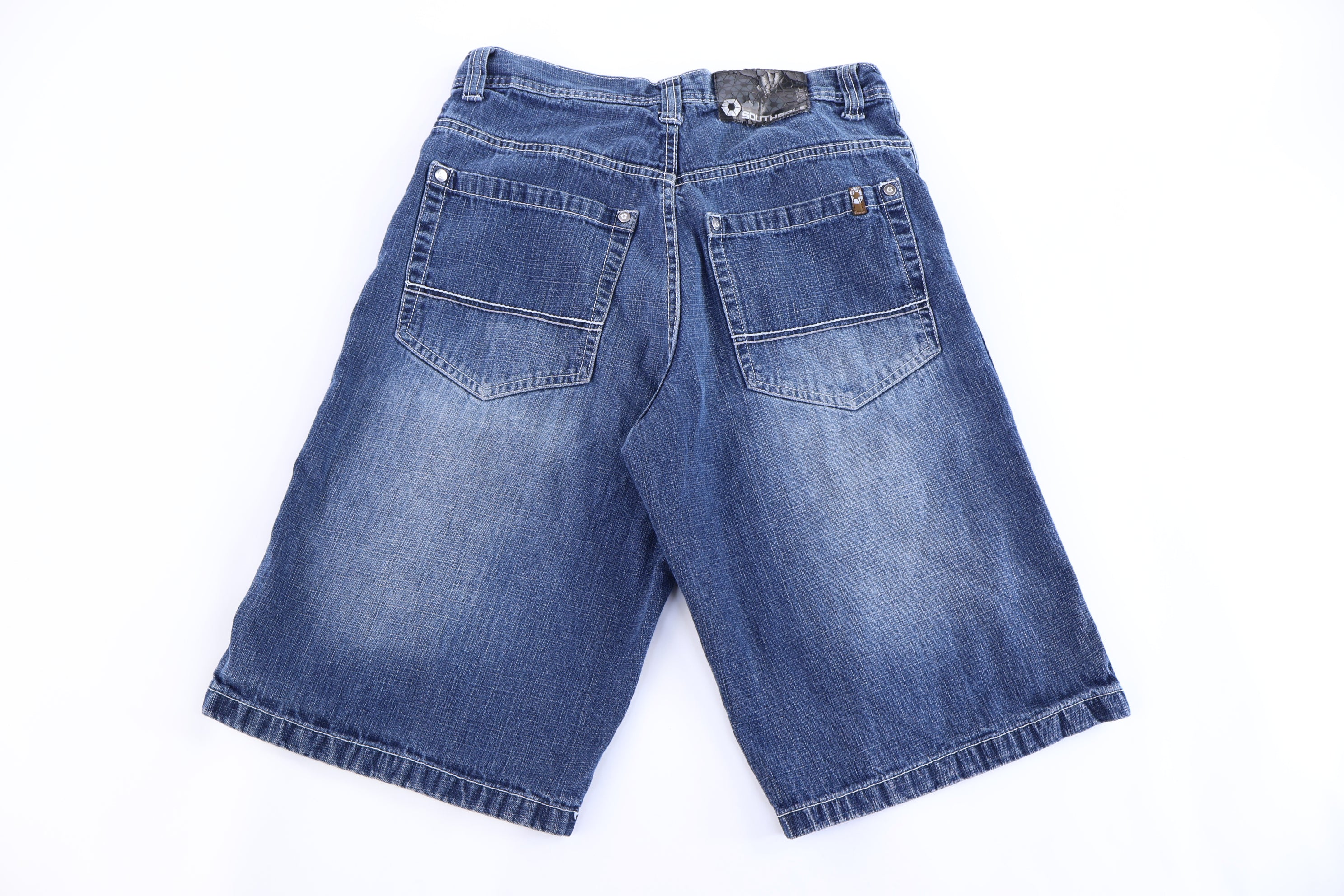 Southpole Dark Wash Denim Shorts